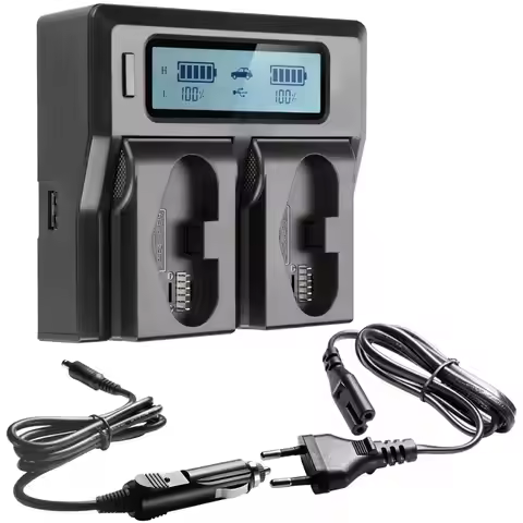 For Canon LP-E19 LP -E19 Dual Battery Charger with USB Port for Canon LP E19 LP-E4N LP-E4 Camera Bat