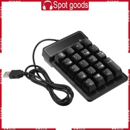 WIN USB Wired Numeric Keypad Calculator 19 Keys Numpad for Laptop PC for Windows OS