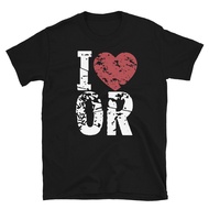 I Love Or State Of Oregon Design Unisex T-Shirt
