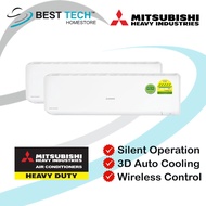 Mitsubishi H.I(inv) 5 ticks R32 System 2 SCM60YVS/SRK10YVSx2  WITH INSTALLATION &amp; FREE DISPOSAL OF OLD AIRCON