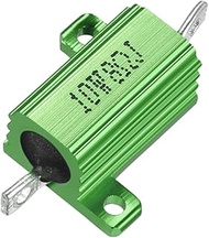 uxcell Aluminum Case Resistor 10W 8 Ohm Green Wirewound for LED Converter with Rod Post 10W8RJ