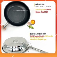 Fivestar 430 Stainless Steel 3-Bottom Induction Hob Pan Is Super Durable And Beautiful
