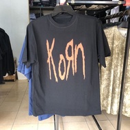 Kaos Logo Korn Tshirt Band Vintage