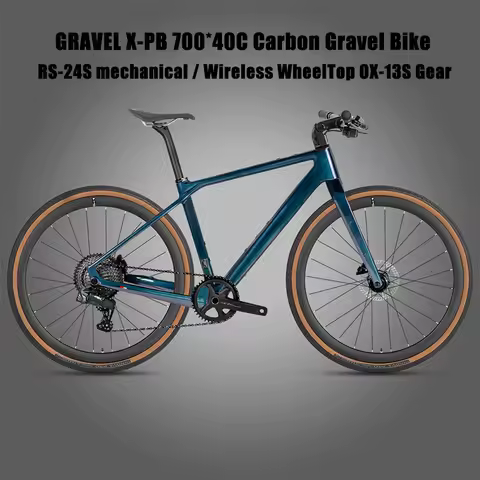 TWITTER Gravel X Carbon Fiber Flat Handlebar Gravel Bike 700*40C RS-24S EDS OX 13Speed Wireless Off-