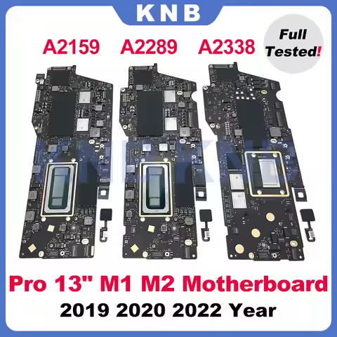 Original A2159 A2289 A2338 Motherboard with Touch ID For MacBook Pro Retina 13" i5 i7 M1 Logic Board