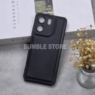 Bumble - Oppo A5 4G Oppo A5 5G Oppo A5X Case Leather Pro Black Softcase Oppo A5 4G Oppo A5 5G Oppo A