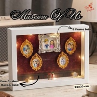 Museum Of Us_ Museum in Frame 3D 21x30 cm | Miniature Of Us| 3D Mouse| Miniature Miniature| Annivers