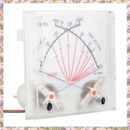 1 Piece Standing Wave Ratio SWR Watt Meter Radio Power Meter Transmitter with Backlight White Plasti