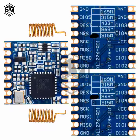 SX1276 Long-Range LoRa Module: 868MHz/915MHz Spread Spectrum Transceiver – ESP32 & GFSK Compatible