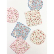 Embroidery Floral Coaster by mnw.curated (glass mat glass Coaster with Embroidery)