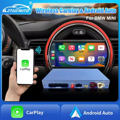 Wireless CarPlay Android Auto for BMW Mini R55 R56 R57 R58 R59 R60 R61 F54 F55 Clubman Countryman Ha