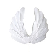 TOPPER KUE SAYAP BULU MALAIKAT / CAKE TOPPER WING WINGS / HIASAN KUE SAYAP / DEKORASI KUE SAYAP