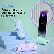 SG Store Mini Portable PowerBank 5000mAh Small Capsule Power Bank Charger Can Be Use for Holder with Lighting