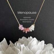 1pc Menopausal Crystal Necklace Natural Crystal Hormone Balance Gift