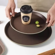 Round Non-Slip Tray | Non Slip Food Tray | Fast Food Tray | Cafeteria Tray 圆形防滑托盘 防滑食品托盘