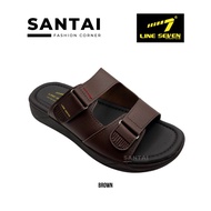SFC LINE 7 Men Sandal Line Seven Men Slipper Anti Slip Kasut Line 7 Selipar Anti Licin Selipar Lelak