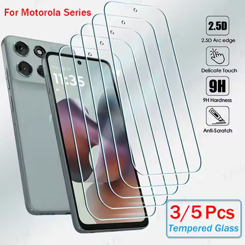 3/5Pcs Tempered Glass For Motorola Moto Edge 30 50 Neo G G86 G84 G56 G55 G54 G75 G35 G15 G24 G04 G14