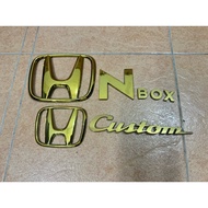 emblem gold honda nbox jf3 jf4