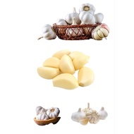 Bawang putih siap dikupas/Bawang putih tanpa kulit/Bawang putih dikopek (diproses oleh orang Muslim)