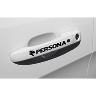 4 PCS PROTON PERSONA CAR HANDLE STICKER KERETA PINTU