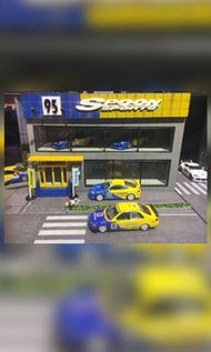 SPOON SPORTS 模型 1/64 停車場