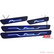 FORD FOCUS 迎賓踏板 MK4 ST-line ACTIVE LED發光門檻燈 類碳纖卡夢 汽車門檻改裝飾條