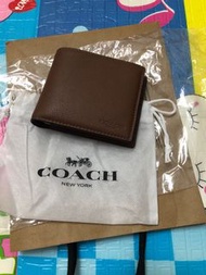 正版coach短夾