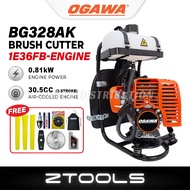 OGAWA BG328AK Gasoline Brush Cutter | Tasto TK-338 Mesin Rumput | 30.5CC | 2-Stroke Petrol Grass Trimmer BG328