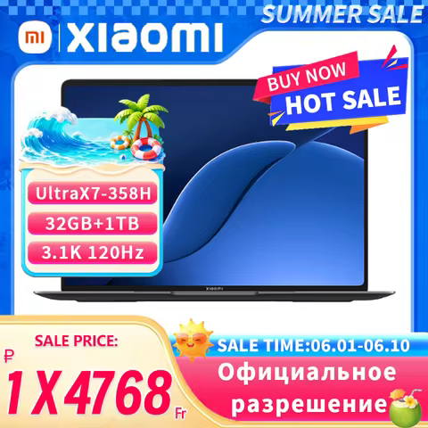 Xiaomi Book Pro 14 2026 Ultra5-338H/UltraX7-358H 32GB+1TB 14.6inch 3.1K 120Hz OLED Screen