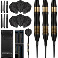 DESIGNA SOFT TIP DARTS - 21G MAKO MICRO GRIP BRASS DART SET ORIGINAL ELECTRONIC DART