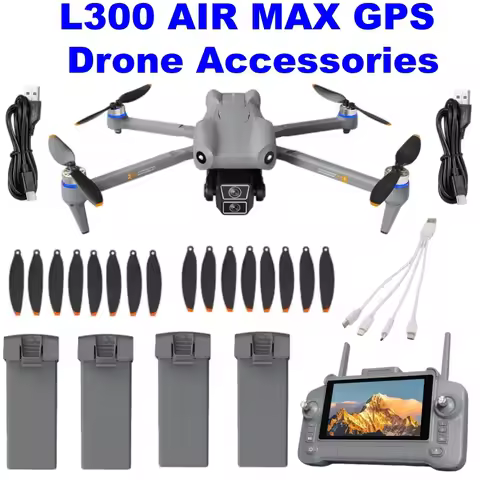 L300 AIR MAX GPS Drone Accessories Battery 7.4V 3800mAh Drone Motor Arm Propeller USB Line 4-in-1 Li
