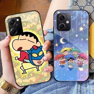 Crayon Shin-chan 05 Glass Phone Case For Xiaomi Poco X7 Pro X6 X5 X4 X3 Nfc M5 M4 5G F6 F5 F4 F3