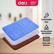 Deli Vusign High Water Absorbent Bathroom Mat Floor Pad Non Slip Kitchen Toilet Bath Pad Carpet Alas