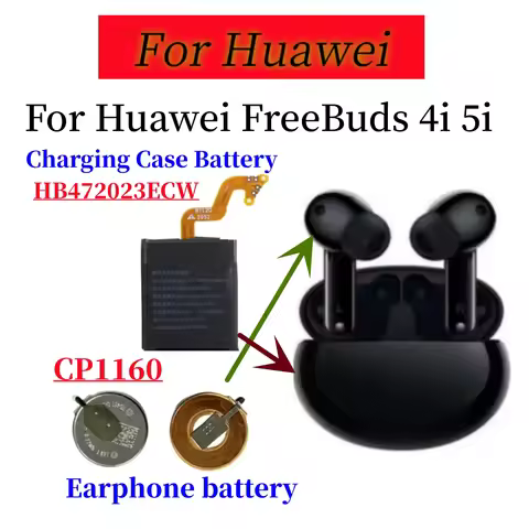 HB472023ECW Battery 215mAh Batteries For Huawei FreeBuds 4i 5i Bluetooth Charging Box Battery + Tool