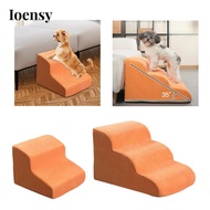 Ioensy Dog Stairs for Small Dogs Portable Soft Non Slip Pet Stairs for Car Bed Sofa