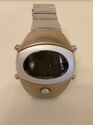 Alba SPOON第二代復古電子錶(紅色LED燈)