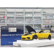 [Ready Stock] AUTO Art 1/18 Porsche 911 (991.2) GT3 RS Yellow Price 1760 78178