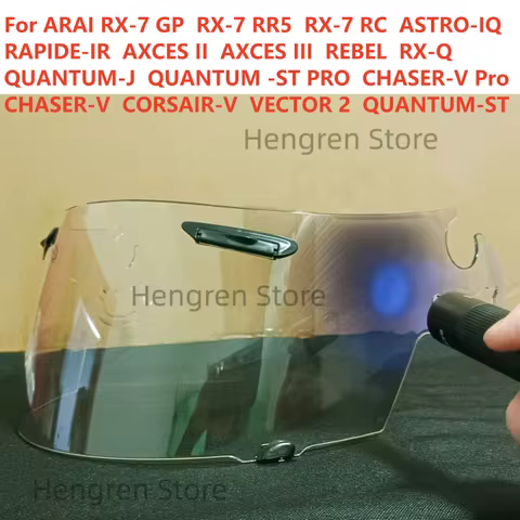 Photochromic Visor Shield for ARAI RX-7 GP/RR5/RC ASTRO-IQ RAPIDE-IR AXCES II/III REBEL QUANTUM-ST/J