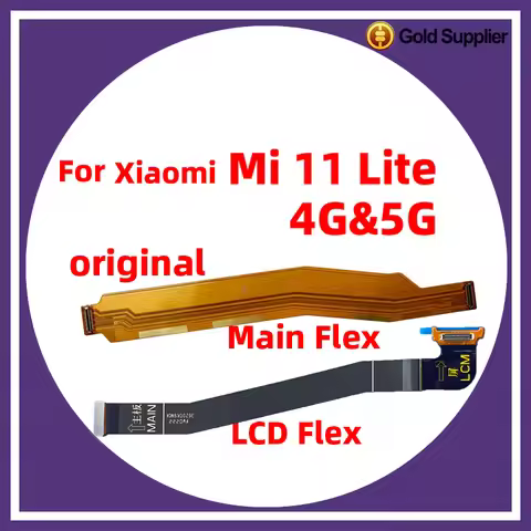 Original LCD Mother Board Connector Flex Cable For Xiaomi Mi 11 Lite 4G 5G LCD Screen Mainboard Ribb