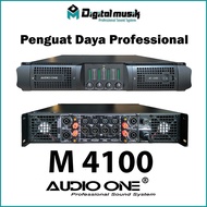 Audio One Power Amplifier Type M Series. Power Sound System Lapangan 4 Channel. Tersedia Type M 4100