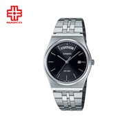 Casio General MTP-B146D-1AV Silver Stainless Steel Band Men Watch