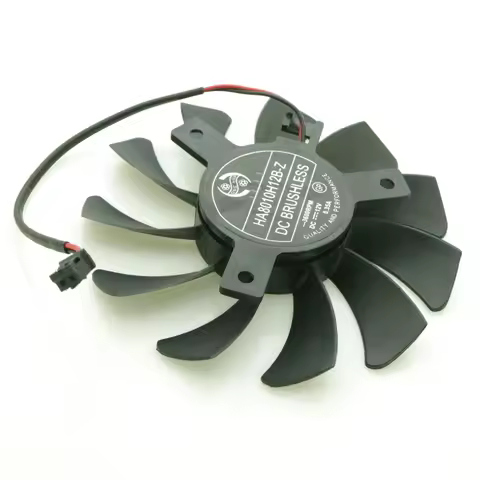 HA8010H12B-Z HA8010H12F-Z 12V 0.35A 75mm 2Pin For MSI 750TI GTX750TI N740 GTX730 GTX740 Graphics Car