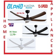 ALPHA PAZION G2 5 BLADES DC Motor Ceiling Fan with 3 Tone LED Light Kit and Remote Control