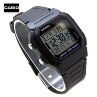 Velashop นาฬิกาข้อมือผู้ชายคาสิโอ ดิจิตอล Casio Digital สีดำ สายเรซิน รุ่น W-800H-1AVDF W-800H-1A W-