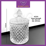 48pcs Wholesale Bulk Kaca Glassware Candle Jar Doorgift VIP kahwin Exclusive Gift Balang Bekas Kaca | 4737P/A