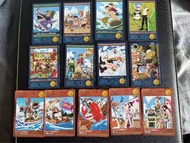 Sold out 可換圖2-4  海賊王 風雲 part 1  (One Piece) 的視覺冒險卡片 (Visual Adventure Cards) $100@ 可一換一 圖2-4 龍珠 Poke