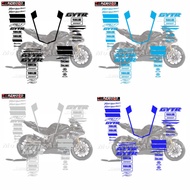 For YAMAHA  YZF-R1 YZF R1 GYTR 2015-2019 Motorcycle Parts Fairing Sticker Full Vehicle Reflective Wa