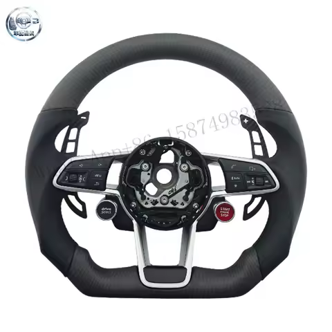 Hot Sale Matte Carbon Fiber Smooth Leather for Audi Models A3 A4 A4L A5 A7L A8 Q5 Q7 B9 A6 R8 Steeri