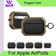 Armor Rugged Case Protective Cover with Hook for Airpods 3 / Airpods Pro / Airpods Pro 2 / Airpods 4