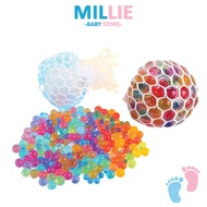 MILLIE Children Toys Squishy Mesh Grape Ball Squeeze Ball Release Stress Toys